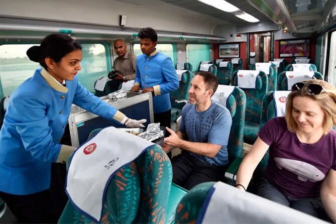 Shatabdi Express Train inside view